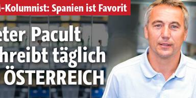 Pacult schreibt täglich in ÖSTERREICH