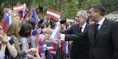 Van der Bellen feiert Jubil&auml;um von Slowenischem Gymnasium