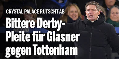 Bittere Derby-Pleite für Glasner gegen Tottenham