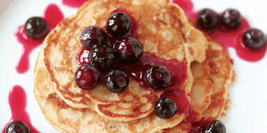 Pancakes-Heidelbeere