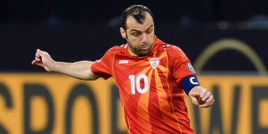 Goran Pandev im Einsatz für Nordmazedonien