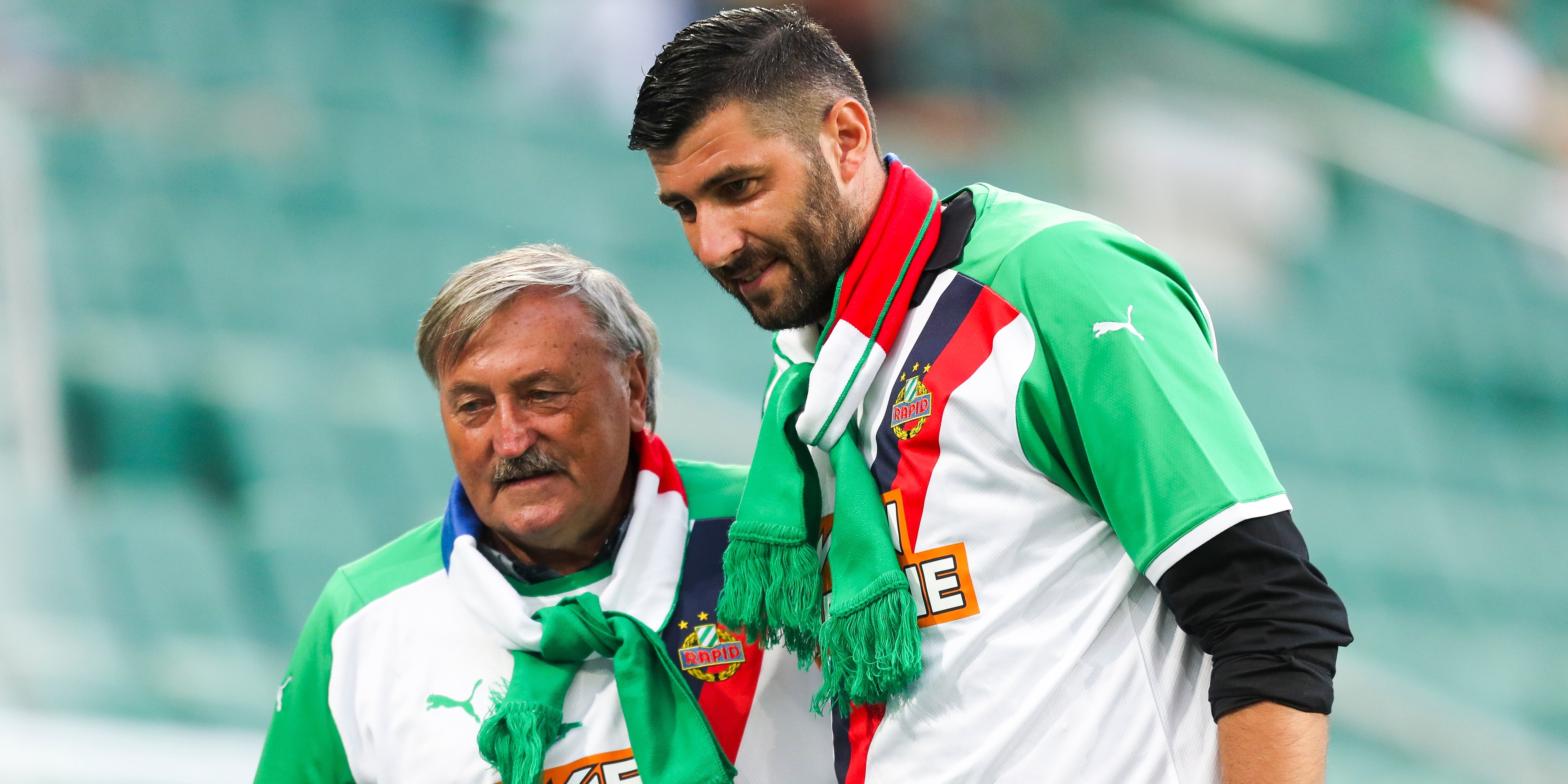 Fußball-Legende Antonin Panenka und Ex-Rapid-Profi Jan Novota