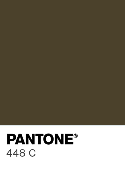 Pantone 448C wurde zur hässlichsten Farbe der Welt gekürt.