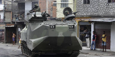 Rio de Janeiro: Panzer gegen Drogenbanden