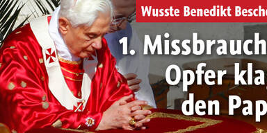 Erstes Opfer klagt den Papst