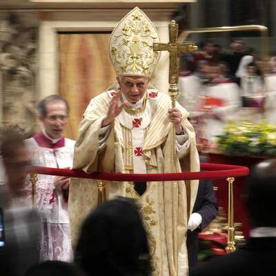 So feierte der Papst Weihnachten