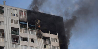 Paris Brand Hochhaus