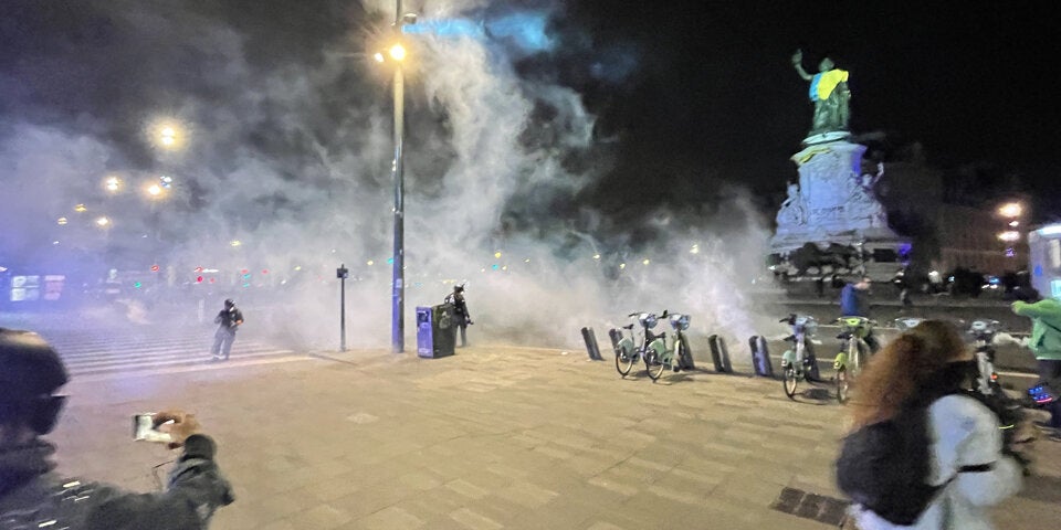 Frankreich: Schwere Krawalle nach Macrons Wahlsieg