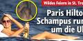 Paris hilton st. tropez champagner