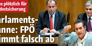 Mindestsicherung fix -mit FPÖ-Stimmen