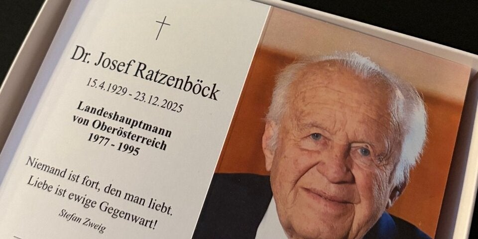 Die letzte Ehre für Alt-LH Josef Ratzenböck