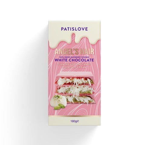Patislove Angel Hair Schokolade 180 g um 7,99 Euro pro Packung
