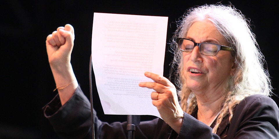 Protest-Konzert von Patti Smith in Wien