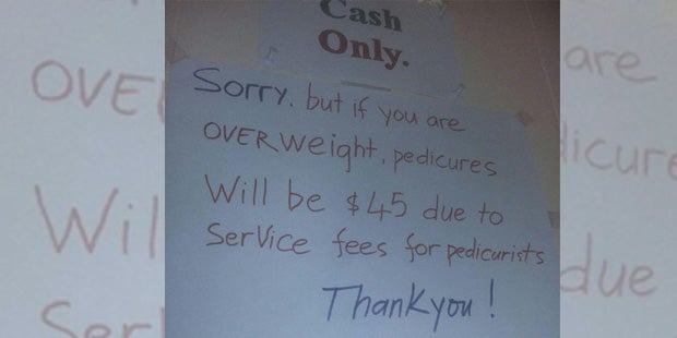 Aufregung um Nagelstudio: Dicke zahlen das Doppelte