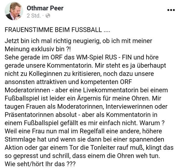 Sexismus-Attacke gegen ORF-Kommentatorin
