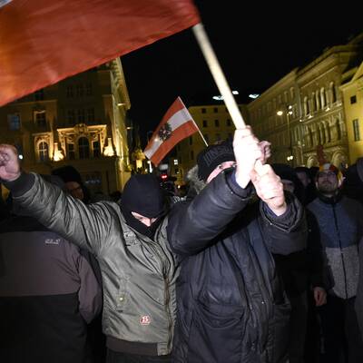 PEGIDA-Demo in Wien