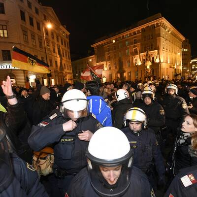 PEGIDA-Demo in Wien