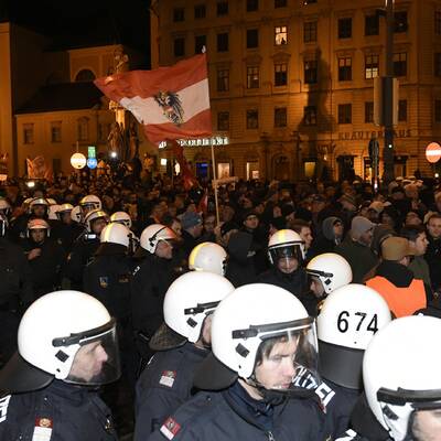 PEGIDA-Demo in Wien