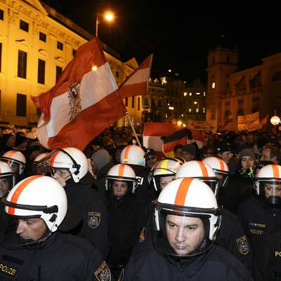 PEGIDA-Demo in Wien