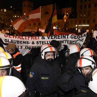 PEGIDA-Demo in Wien