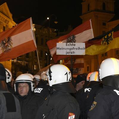 PEGIDA-Demo in Wien