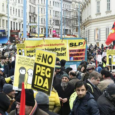 PEGIDA-Demo in Wien
