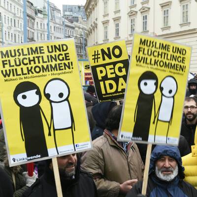 PEGIDA-Demo in Wien