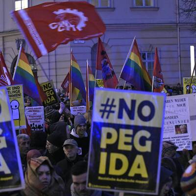 PEGIDA-Demo in Wien