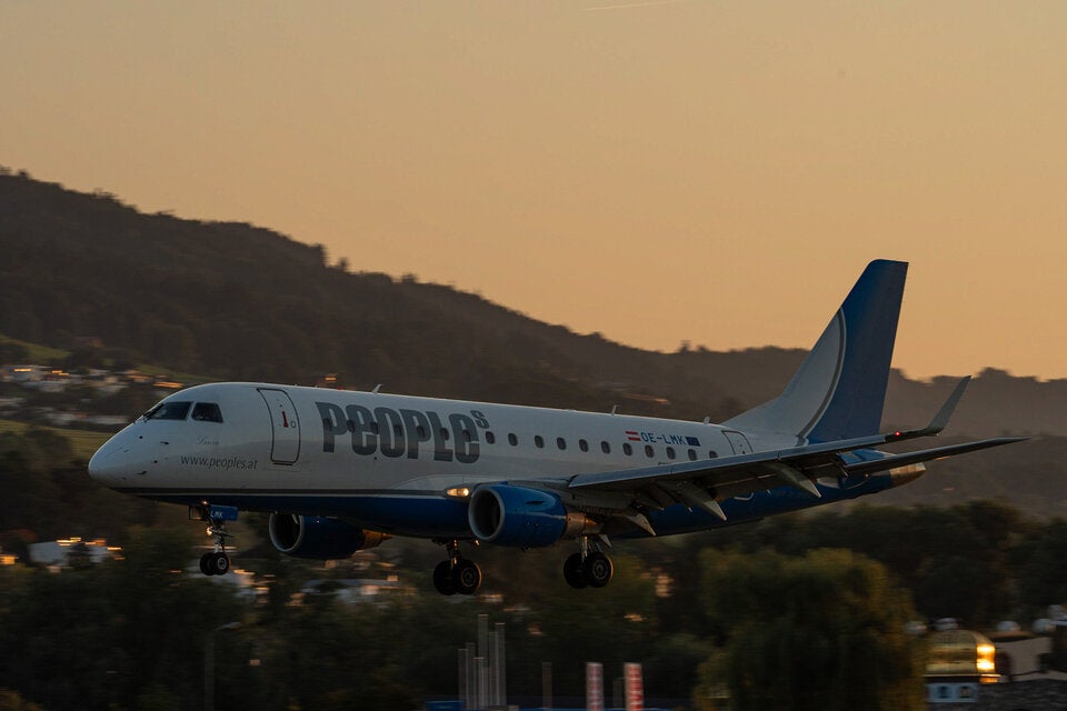People's erweitert Flugangebot zwischen Wien und der Bodenseeregion