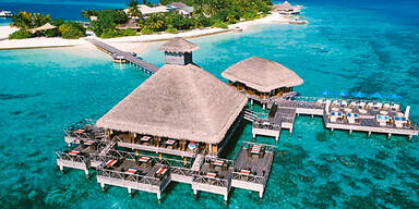 Schweini flittert auf Malediven