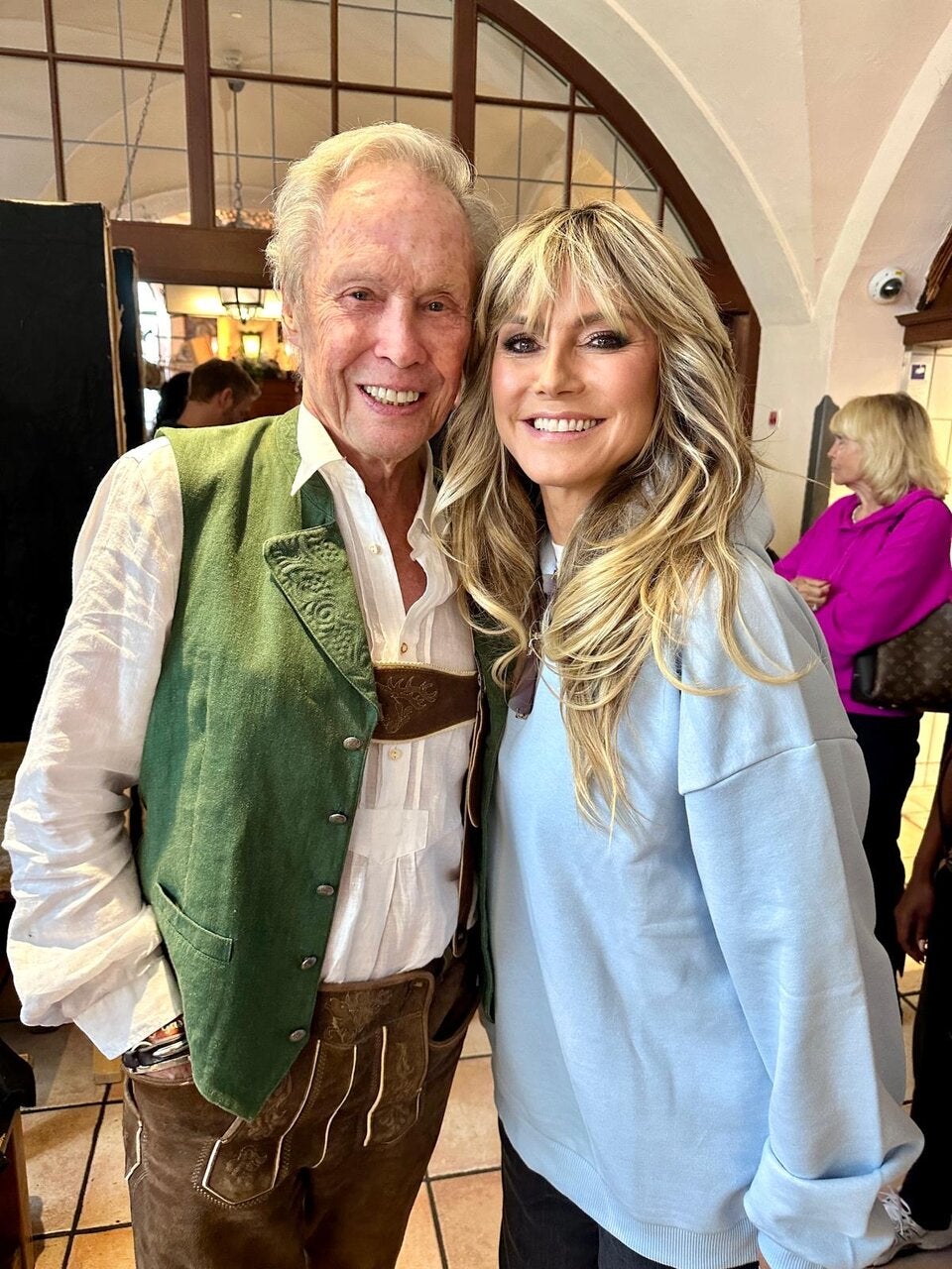 Heidi Klum und Peter Kraus