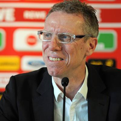 Die Bilder zu Stögers Antritts-PK in Köln