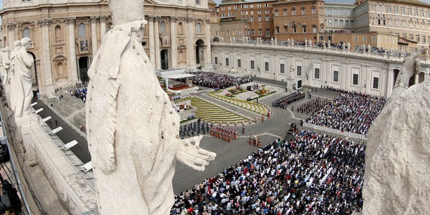 Petersplatz Ostersonntag