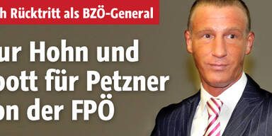 Blauer Spott und Hohn für Petzner
