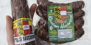 "Lavantaler Bauernwurst" und "Kärntner Hauswürstl"