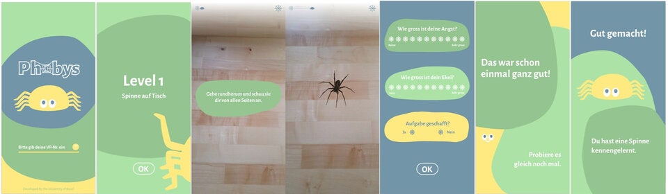 Geniale App bekämpft die Spinnenangst