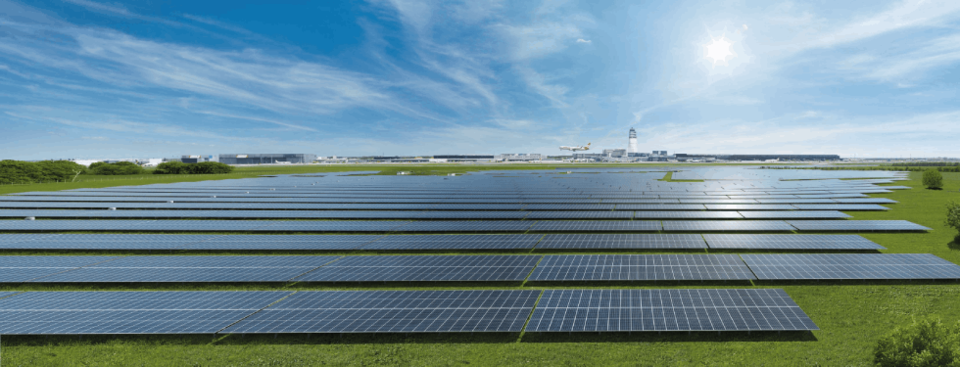 Flughafen Wien hat jetzt größte Sonnenstrom-Anlage Österreichs