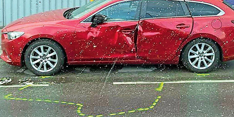 Unfallauto von Behindertenverbandpräsident Pichler