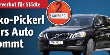 Öko-Pickerl fürs Auto kommt