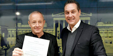 Pilz & Strache starten U-Ausschuss