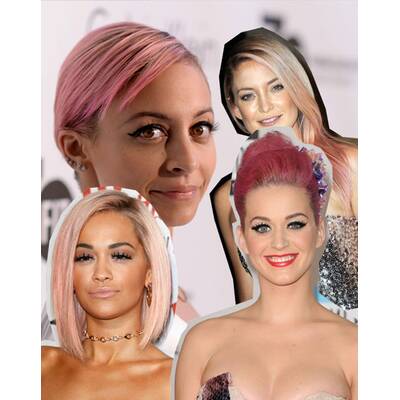 Blau vs. Pink - Welcher Haartrend ist schöner?