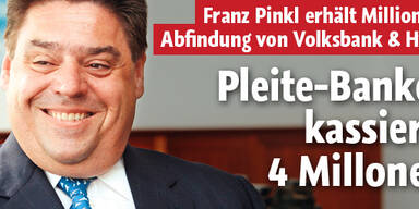 4 Millionen Euro Gage für Pleite-Pinkl