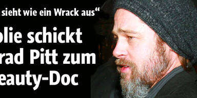 Angie schickt Brad Pitt zum Beauty-Doc