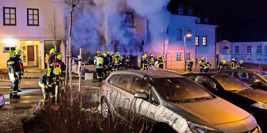 Pizzeria brannte nach Explosion aus