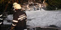 Pkw-Brand Steiermark Unfall