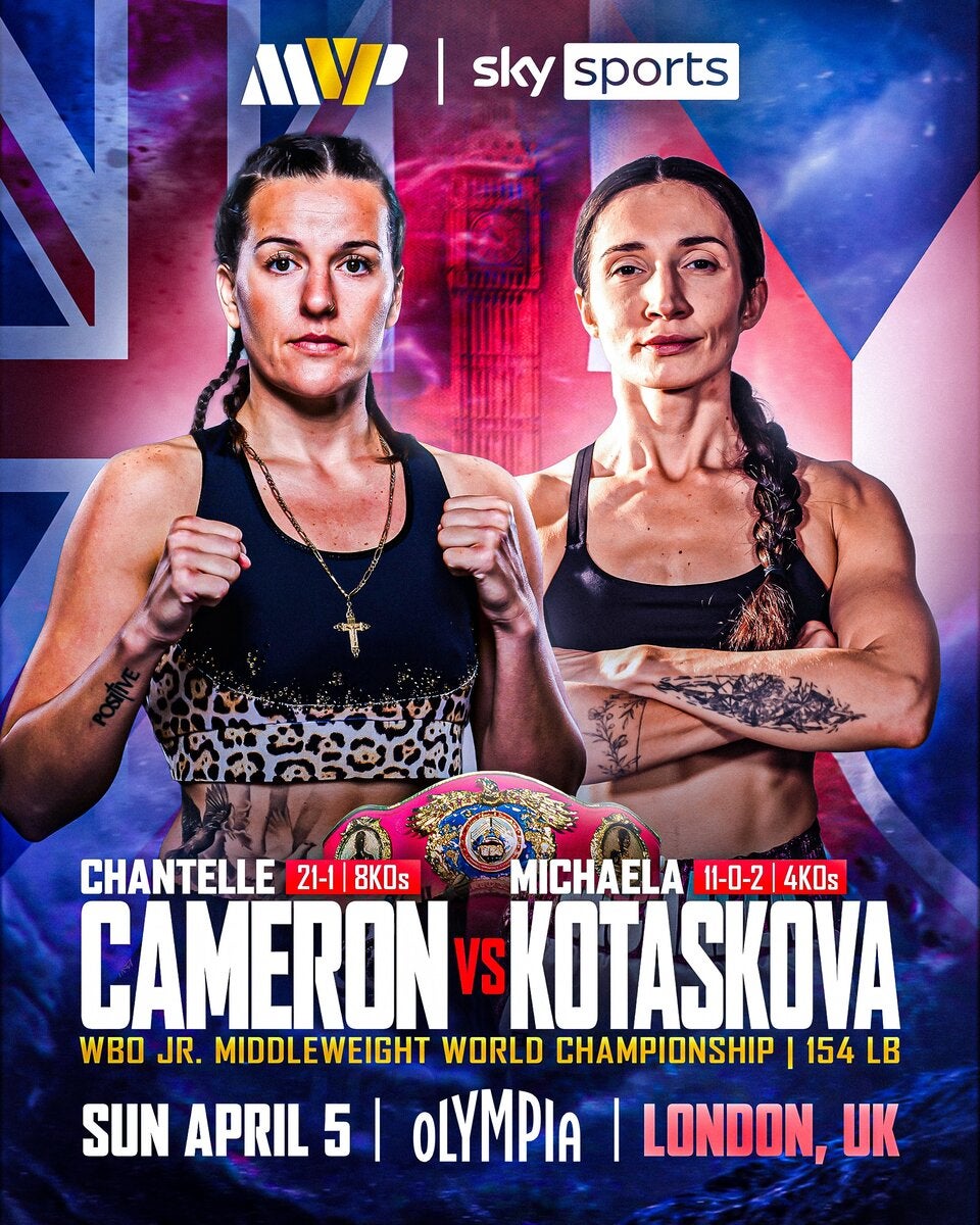 Michaela Kotaskova gegen Chantelle Cameron