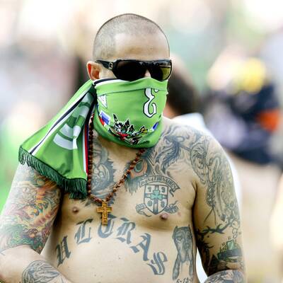 Platzsturm beim Wiener Derby