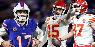 NFL-Play-off Chief Bills Mahomes Kelce Allen