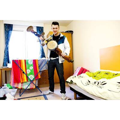 Lukas Plöchl zeigt uns seine Studentenbude