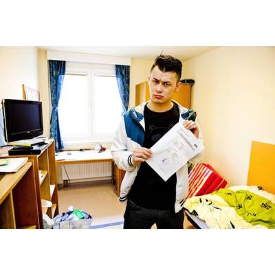 Lukas Plöchl zeigt uns seine Studentenbude